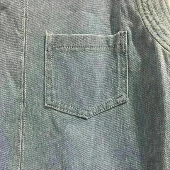 Lysse Jean Mineral Washed Sleeveless Tunic Top Size S - Picture 7 of 8